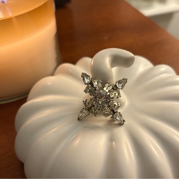 ✨ Vintage 1950s Rhinestone Starburst Brooch ❤️ - Picture 8 of 14